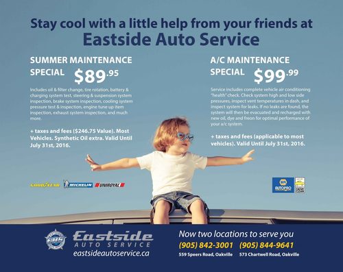 Stay Cool With Our A/C and Summer Maintainence Specials